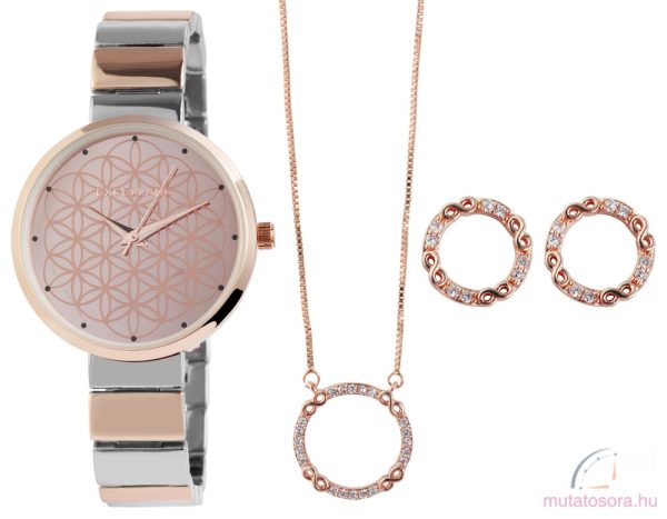 Excellanc női karóra szett - Rosegold - Image 2