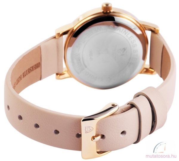 Pierrini női karóra valódi bőr szíjjal - Rosegold - Image 3