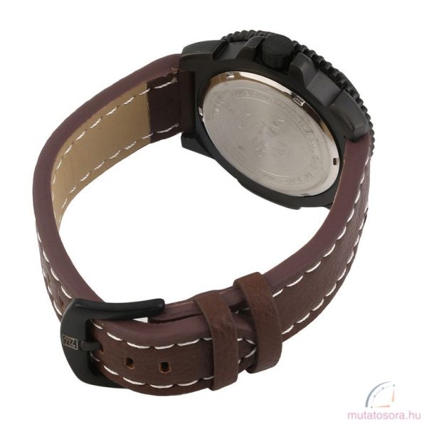 Naviforce NF9041 bőrszíjas férfi karóra dátum mutatóval - Image 2