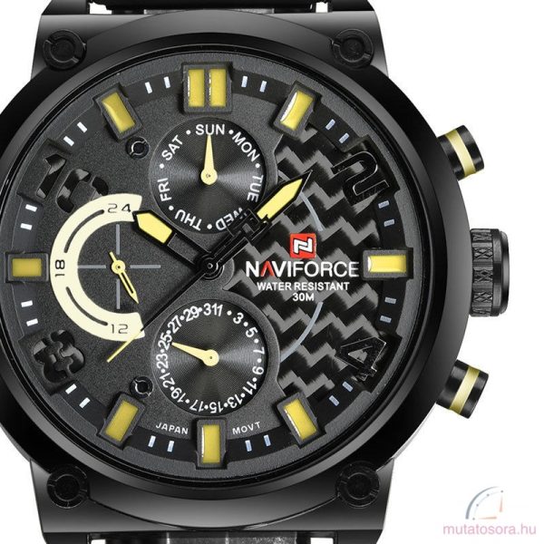 Naviforce Fém Férfi Karóra Sárga - Image 5