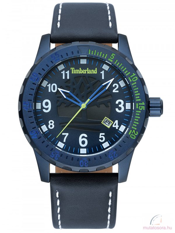 Timberland TBL15473JLBL.03 férfi karóra valódi bőrszíjjal
