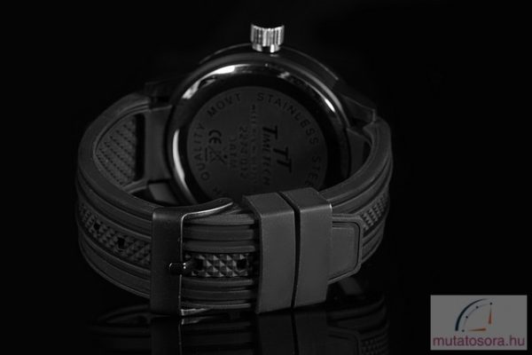 TimeTech Fekete Nagyméretű Férfi Óra - Image 3