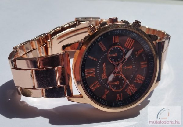 Geneva Elise Rose Gold Színű Női karóra - fekete - Sérült! - Image 2
