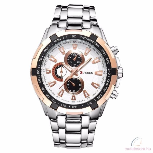 Curren Férfi Rose Gold Karóra - leértékelt