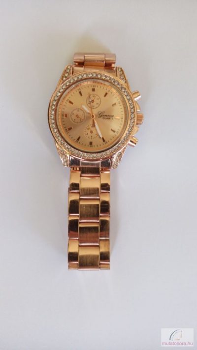 Geneva Lisa Köves Rose Gold Színű Női óra - sérült!