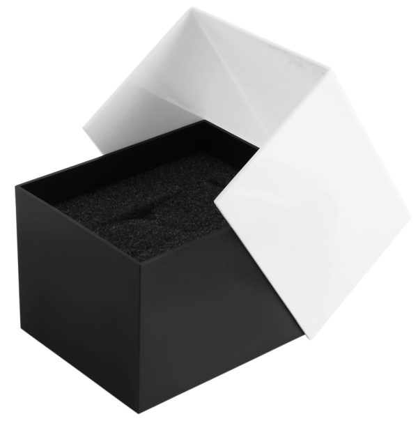 Összecsukható műanyag óradoboz - Fehér - Image 2