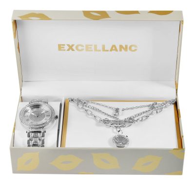Excellanc női karóra szett 14 - Ezüst